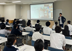 AI時代に生きるチカラを考える講演の様子